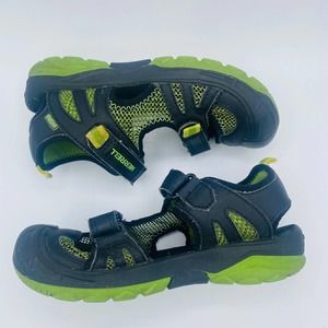 Merrell Hydro Rapid Water Sandal black and green (Big Kid US1)
